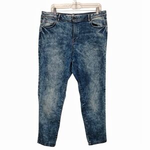 Route 66 - Plus Size Skinny Jeans Acid Wash